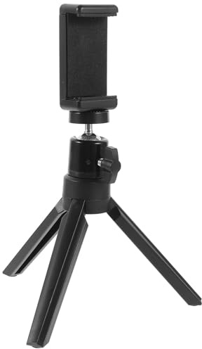 Artibetter Mini Tripod for Phone and Camera with Universal Abs and Metal Construction, Convenient Small Phone Tripod Stand for Living Room Webcasts and Desktop Use