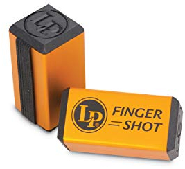 Latin Percussion Cocktail-Shaker Finger Shots, Metall, Orange, Zylindrisch, Pulverbeschichtet