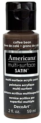 Americana Multi-Surface Satin Acrylic Paint 2oz - Coffee Bean