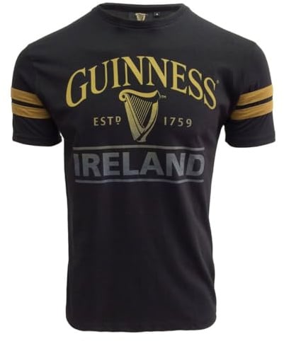 Générique T-Shirt Noir Deep Tan Guinness Tape (S)