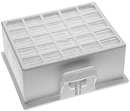 vhbw filtro compatibile con Bosch BGL3ECO10, BGL3ECO11, BGL3POWERAU, BGL4A500, BGL4ALLGB aspirapolvere - filtro HEPA aria di scarico bianco