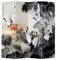 Fine Asianliving Paravent Raumteiler Japanisch Orientalisch Chinesisch Beidseitig L160xH180cm Spanische Wand Trennwand Room Divider Raumtrenner Sichtschutz Bedruckte Canvas Leinwand