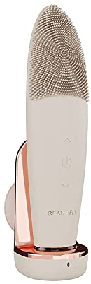 Beautifly B-Clean Induktions Ultraschall Gesichtsreinigungsbürste für Tiefenreinigung, Face Brush Violett