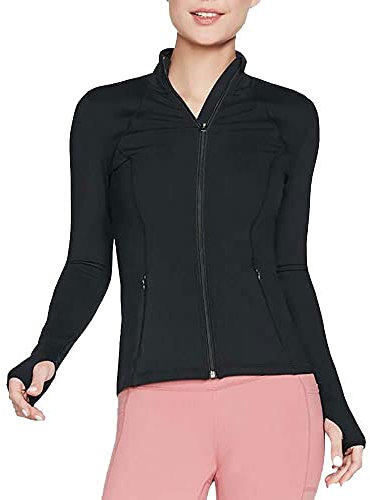 Skechers Damen Gowalk Jacket sweatshirt, Schwarz, M EU