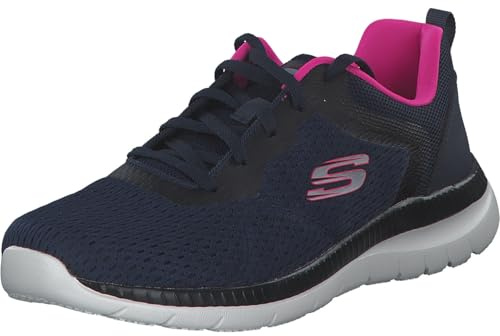 Skechers Zapatillas Deportivas Mujer Bountiful Quick Path Azul Oscuro, Track Shoe, Blue