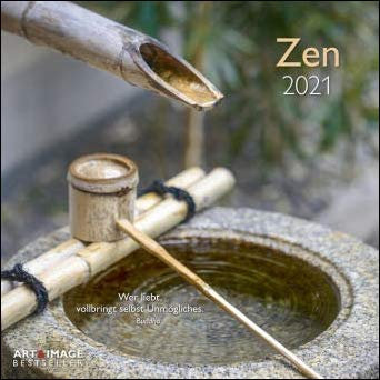 Zen - Broschurkalender - Kalender 2021 - teNeues-Verlag - Art & Image - Wandkalender mit Platz für Eintragungen - 29,8 cm x 29,8 cm (offen 29,8 cm x 59,8 cm)