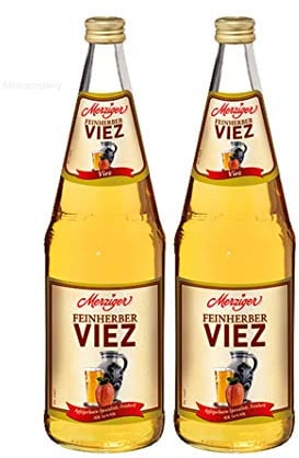 Merziger Feinherber 2x Viez Apfelwein 2x 1l (5,4% Vol) inkl. Pfand MEHRWEG- [Enthält Sulfite]