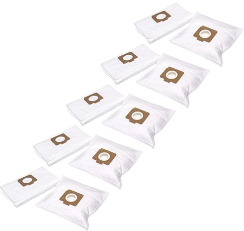 vhbw 50x sacchetto compatibile con Rowenta Compact Power RO 3969 EA aspirapolvere - 32cm x 31,5cm Bianco