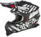O'NEAL | Casco de Motocross | MX Enduro | Norma de Seguridad ECE 22.06, Aberturas de ventilación para una refrigeración óptima | Casco 2SRS Glitch V.23 | Adulto | Negro Blanco | Talla L (59/60 cm)