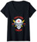 Womens Radio Caroline Retro Vintage Pirate Radio V-Neck T-Shirt