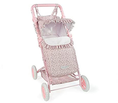 Silla de Paseo Pra muñecas con Saco Lil & Tom de Pasito a Pasito - Rosa