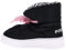 FREDDY - Puff Boot Monocolore Interno Fantasia E Imbottitura in Pile, Donna, Nero, 41