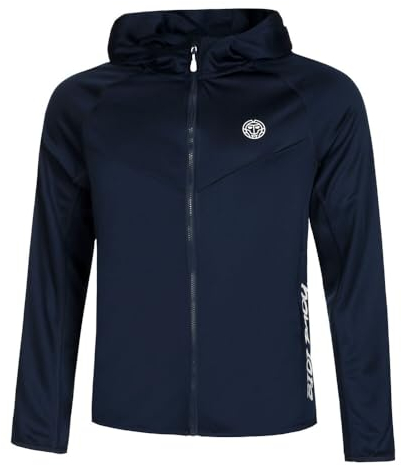BIDI BADU Herren Crew Hood Jacket - Dark Blue, Größe:S