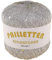 Pailletten Beilaufgarn auf 25 Gramm Knäuel in verschiedenen Farben (Silber mit Pailletten in Silber)