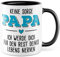 Tasse Papa Geschenk, Keine Sorge Papa, ich werde dich für den Rest deines Lebens nerven Geschenkidee Kaffeetasse mit Spruch lustig Kaffee-Becher Familie Geburtstag Weihnachten (Papa)