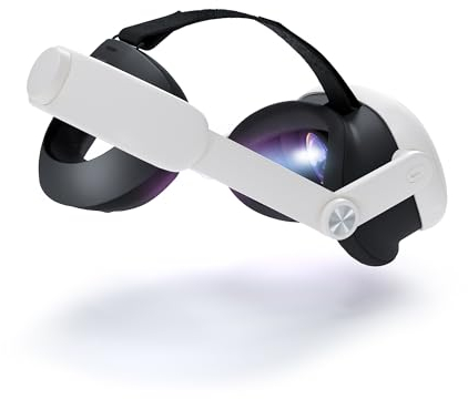 iofeiwak Elite Gurt für Quest 3/Quest 3S Komfortables Kopfgurt Zubehör mit verbesserten Schwammpolstern für Quest 3/3S [Unterstützung erhöhen, Komfort erhöhen]