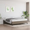 Hovothy Bettgestell 180x200 cm Betten Stauraumbett Gepolsterter Doppelbett Plattformbettrahmen Bett Polsterbett mit Stützbeinen Schrankbett Taupe