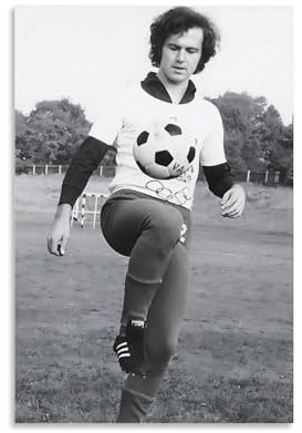 DAGUYS Kunstdruck auf Leinwand, Motiv: legendärer Fußballspieler Franz Beckenbauer, 8 Bilder, Poster, Gemälde, Leinwand, Poster, Kunstwerke, Raumästhetik, 20 x 30 cm