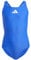 adidas Fille Solid Small Logo Swimsuit, Semi Lucid Blue/White, 5-6 Years