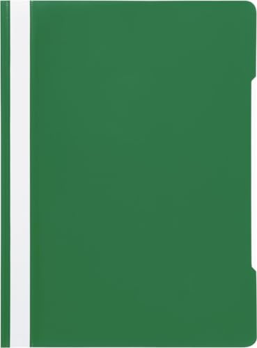 Papiertiger Schnellhefter Marke Brunnen PP für Schule und Büro (Schulqualität, Grün, 20er Pack)