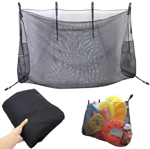 Rete per organizer per giocattoli da piscina - Rete sospesa di grande capacità, Borsa per rete per giocattoli sospesa per piscina | Rete per appendere il galleggiante della piscina e per riporre i gio