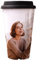 Made in Gift Taza Take Away de Cerámica con Tapa de Silicona Personalizada con tu Foto o Texto 275 ml como Regalo Original para Fans del Café o Té