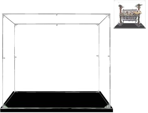 BOOVAX Vitrine für Lego 75810 - Acryl Klar Schaukasten für [Stranger-Things] Modellbausatz - Vitrine - 50x25x40cm | 2mm