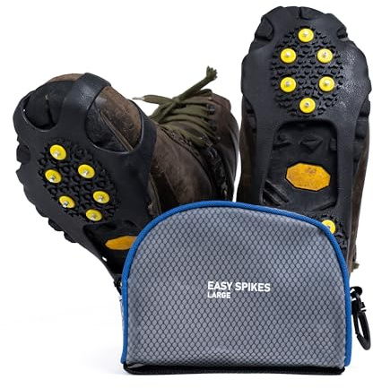 ALPIN LOACKER Grödel für Schneeschuhe I Leichte Steigeisen für Bergschuhe I Schhukrallen und Antirutsch Spikes I Eiskrallen & Schuhspikes, Spikes L