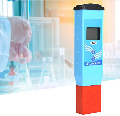 PHorTemperature Tester, Wasserbeständiges Digitales PH-Messgerät, Wasserqualitätstest mit Zwei LCD-Displays für Haushalt und Labor, Ideal für die Herstellung von Wasser, Wein und