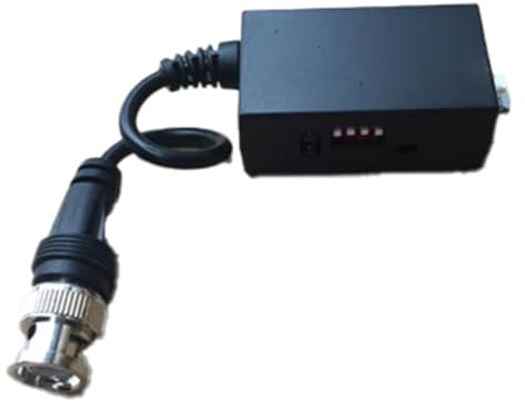 Roxvue DC12V 1CH Aktiver UTP-Videoempfänger-Balun BNC-Video-Balun für CCTV-Kamera-DVR-System