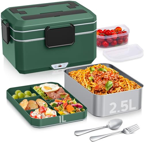 Xflyee Lonchera eléctrica para calentar alimentos