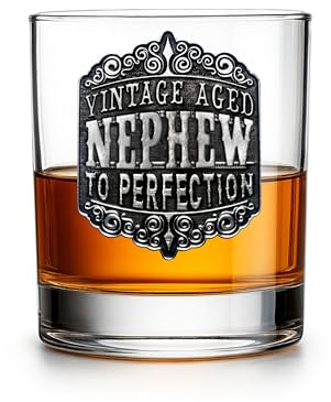 De Walden Nephew Birthday Whisky Vodka Rum Spirits Glass Personalised Engraved Unique Gift