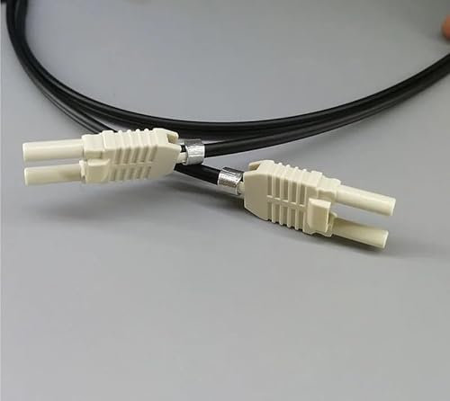 WANGF Cable de fibra óptica de plástico de doble núcleo HFBR-4506Z, cable de conexión de servidor, cable de fibra óptica(5M)