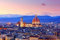 2000 Teile Puzzle Art Stadtbild von Florenz und Kathedrale von Florenz bei Sonnenuntergang 70x100CM