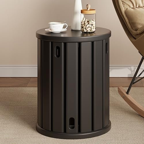 Lot de 4 tabourets empilables en bois massif, multifonctionnels, peuvent être utilisés comme repose-pieds, tables basses, tables d'appoint, tables de chevet, chaises de salle à manger