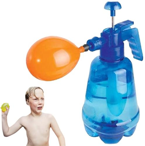 Water Balloon Pump Set, Water Balloon Filler Bottle, 1.5L Air Water bombs Balloons Pump With 500 Waters Balloons For Kids Outdoor Garden Pool Games