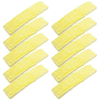 Vacuum Cleaner Washable Mop Cloth Spare Parts Glass Clean Rags Wipe Window Accessories,Compatible for Karcher，WV2 WV5(10pcs)