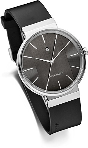 JACOB JENSEN Unisex-Armbanduhr Analog Quarz Kautschuk JACOB JENSEN NEW SERIES NO. 708