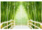 Bilderwelten Schiebegardinen Bamboo Way - 6 Flächenvorhänge Ohne Aufhängung 6X 250x60cm