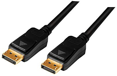 LogiLink CV0114 Aktives DisplayPort 1.2 Anschlusskabel, Ultra HD, 3D, 4K2K/60Hz Schwarz