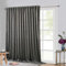 StangH 1 Panneau de séparation de pièce – Rideau Extra Long en Velours pour Salon, cinéma Maison, Porte coulissante à Isolation Thermique, Gris, 254 x 304,8 cm (l x L)