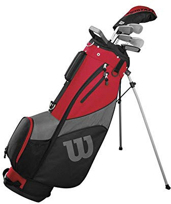 Wilson Golf Pro Staff SGI Half Set Uncut, Golf club set for Men, Right Handed, Suitable for Beginners and Advanced, Graphite, Red, WGG150002