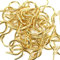 100x Brass Plated Cup/Mug Hooks (1.5) Screw-in Kitchen Utensil Tool Hangers