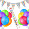 Sorry You're Leaving Abschied Party Dekoration Set, 18 Stücke Gemischt Farben Latex Luftballons, Regenbogen Abschied Party Ammer, Sorry You're Leaving Banner für Ruhestand Abschied Party