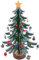 Wooden Tabletop Little Christmas Tree with Mini Xmas Ornaments DIY Chrismas Tree Xmas Tree Stand Set Christmas Desktop Decoration Gift for Friends