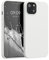 kwmobile Case Compatible with Apple iPhone 13 Case - Slim Protective TPU Silicone Phone Cover - White Matte