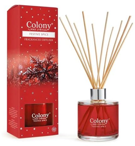 Large 200ml Scented Reed Diffuser Cinnamon Winter Spice Fragrance