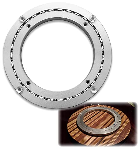 Lazy Susan Schwerlast Drehkranz Drehlager Drehteller Drehscheibe Lenkkranz Alu Tv Drehteller 300 400 600 800mm, Mit Silentball, Robuste Kugellager Die Lager (Size : 14 inches (350mm))