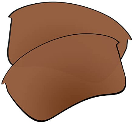 EZReplace Ersatzgläser für Oakley Flak Jacket XLJ Sonnenbrille (nicht polarisierte Gläser) – passend für Oakley Flak Jacket XLJ Rahmen (kastanienbraun), Kastanienbraun, Einheitsgröße