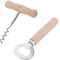 Westmark Set 1 cavatappi (Wendel con anima) + 1 apribottiglie, in legno/acciaio, marrone chiaro/argento, 100822E7